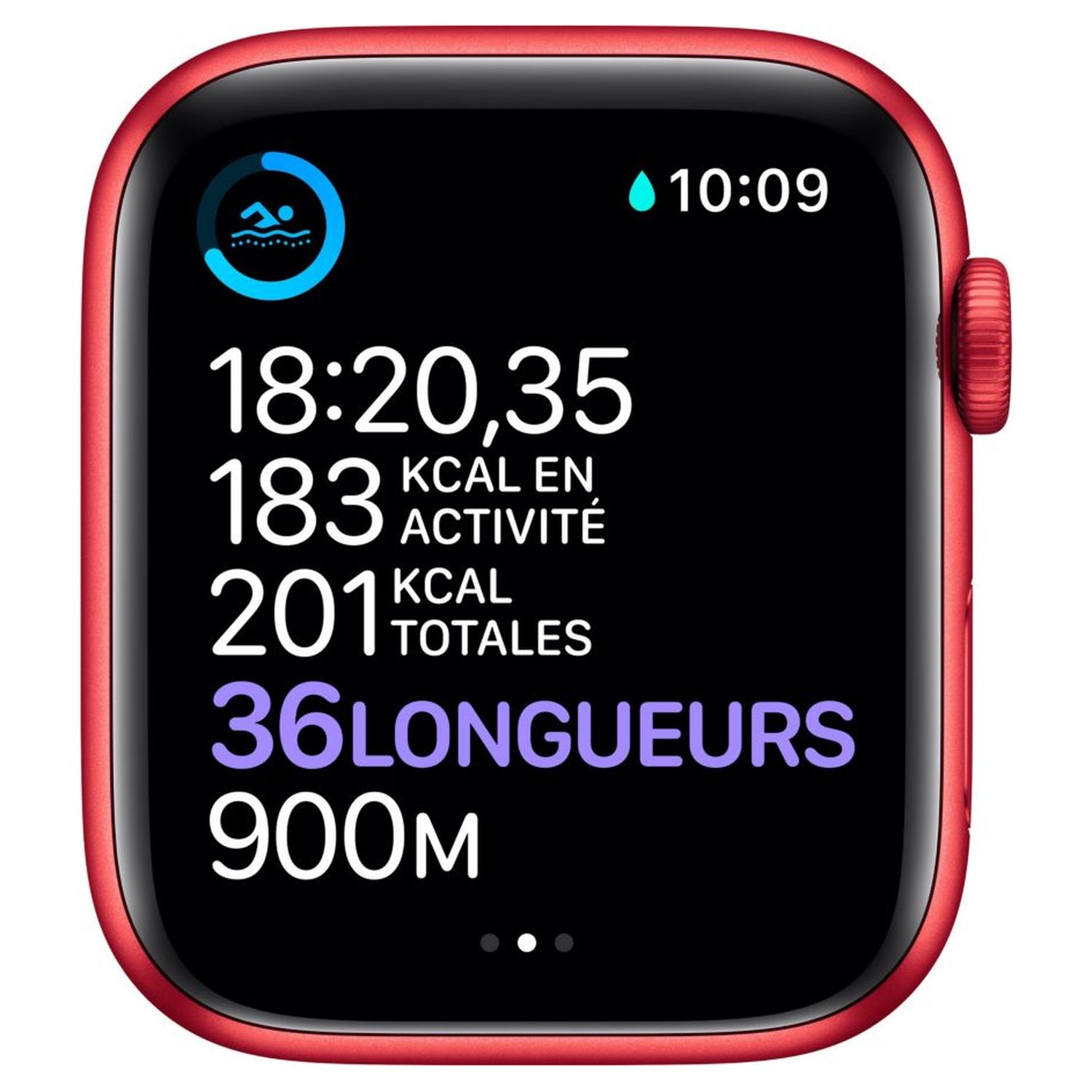 Voir la diapositive 3 : APPLE Montre connectée Apple Watch 44MM Alu Rouge Series 6