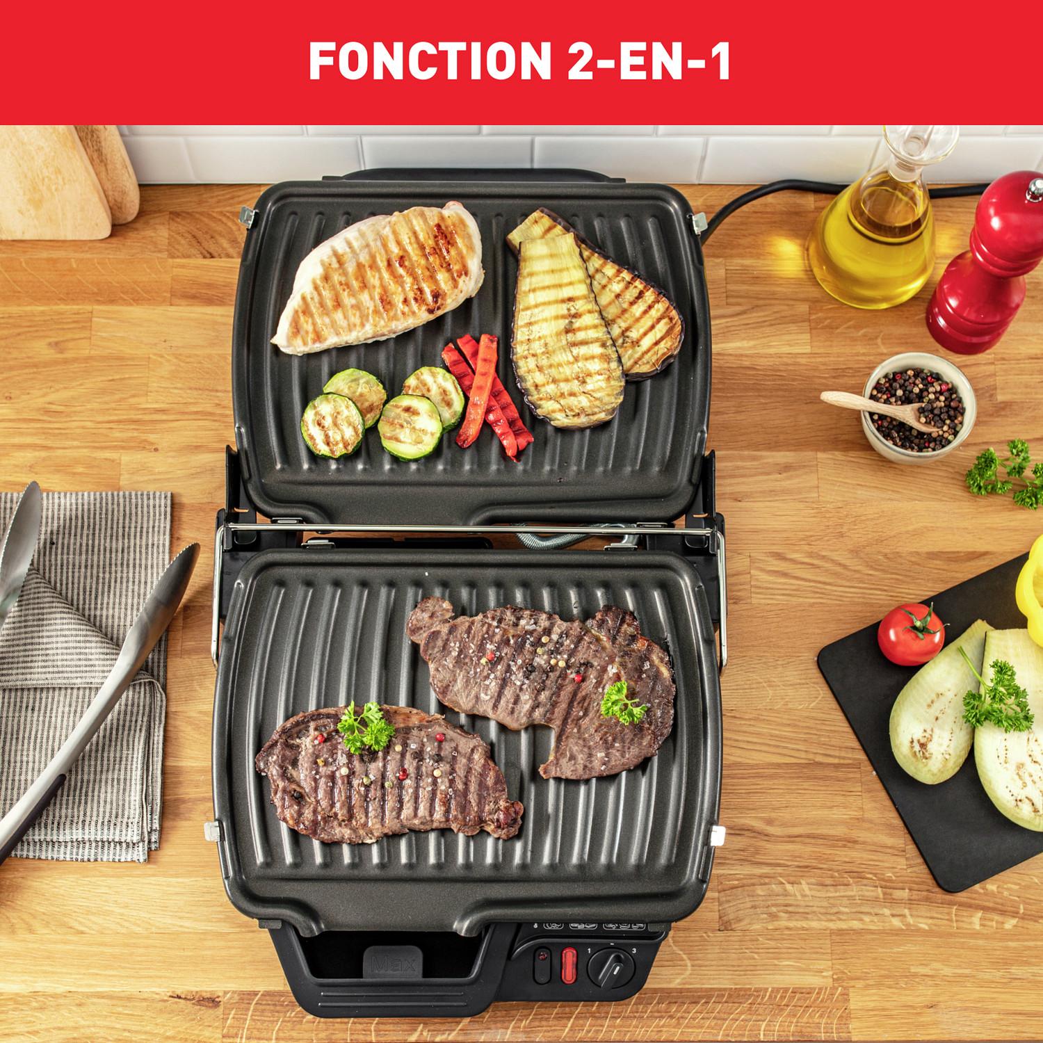Voir la diapositive 2 : TEFAL Grill viande GC305012 - Inox
