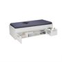 Voir la diapositive 3 : Lit enfant TEDY pour couchage 90x190cm avec chevet et rangements