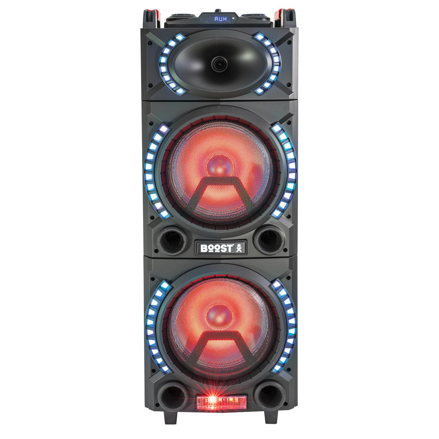 Voir la diapositive 2 : BOOST Enceinte Active DJ Bluetooth - Noir - STUPDJ20