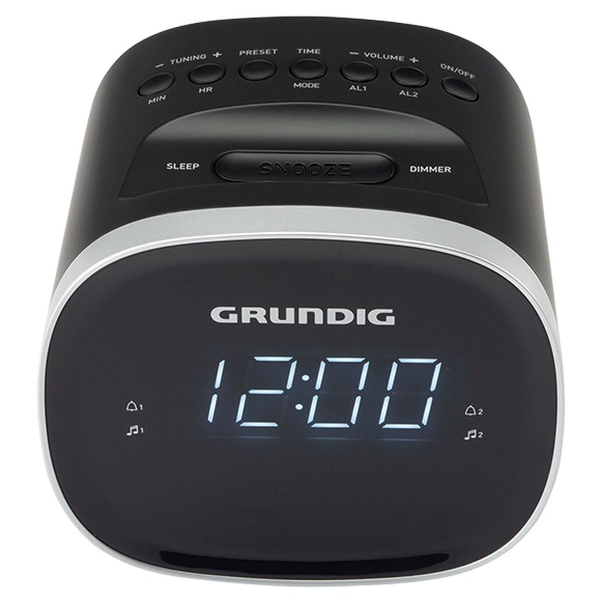 GRUNDIG Radio réveil Bluetooth - Noir - SCC240