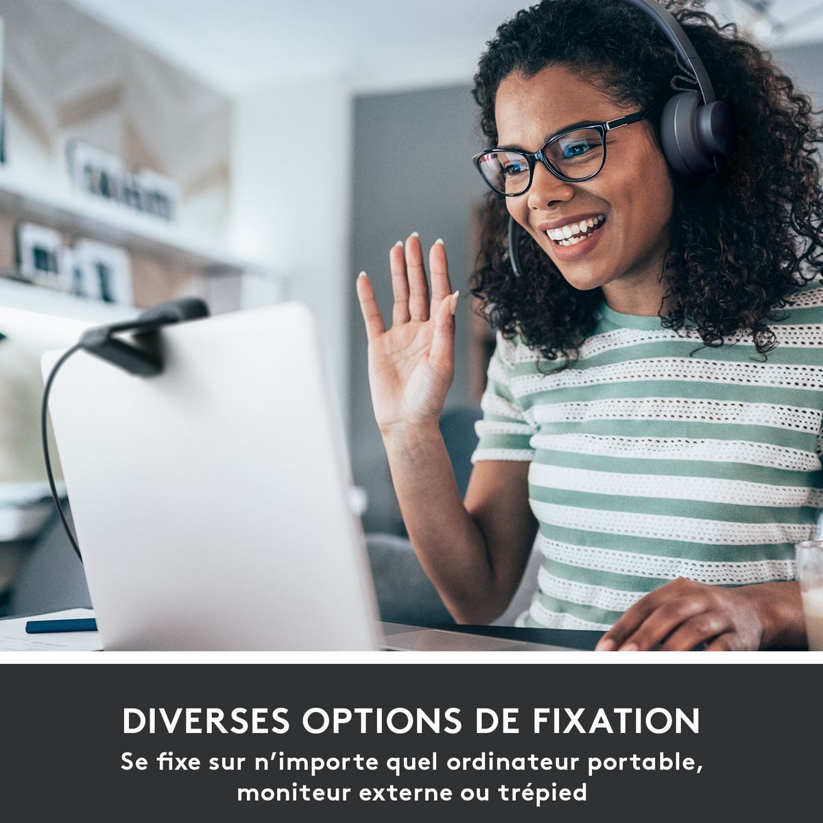 LOGITECH Webcam HD C505 - Noir