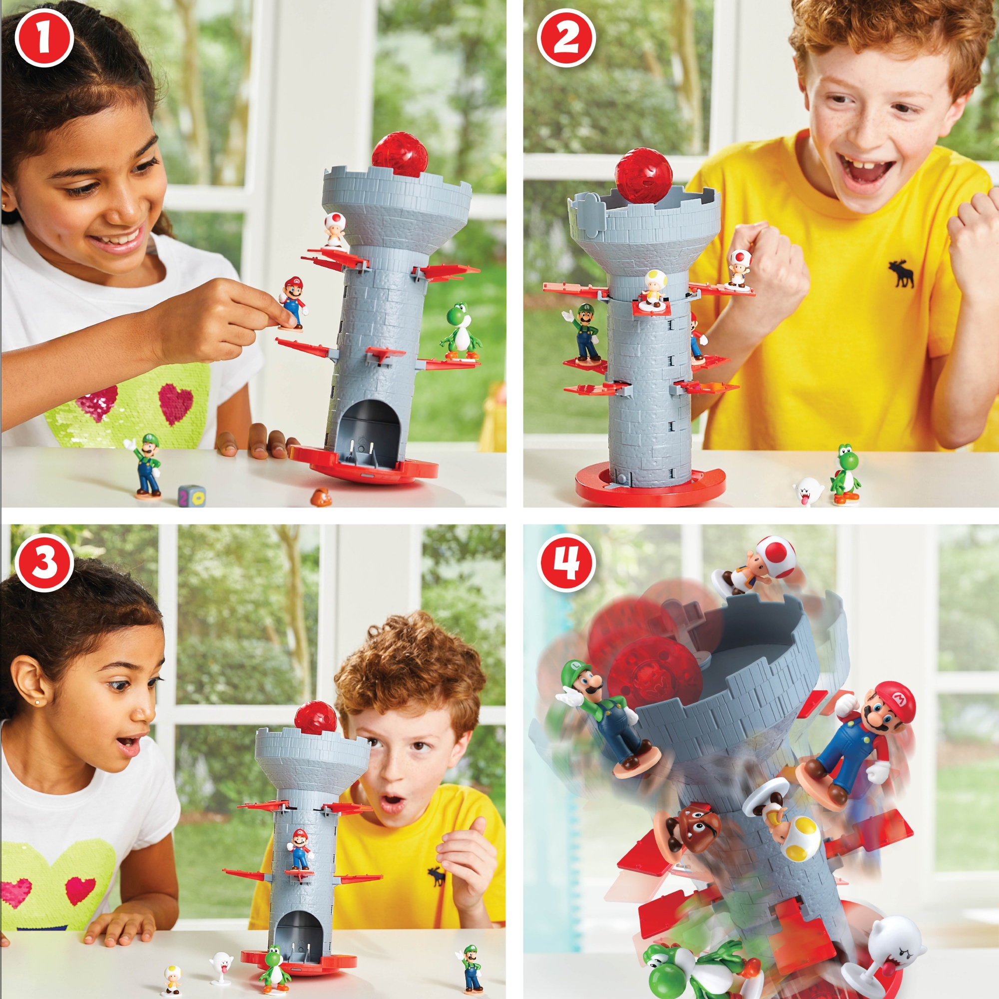 Voir la diapositive 3 : EPOCH D'ENFANCE Jeu Blow Up Shaky Tower Super Mario