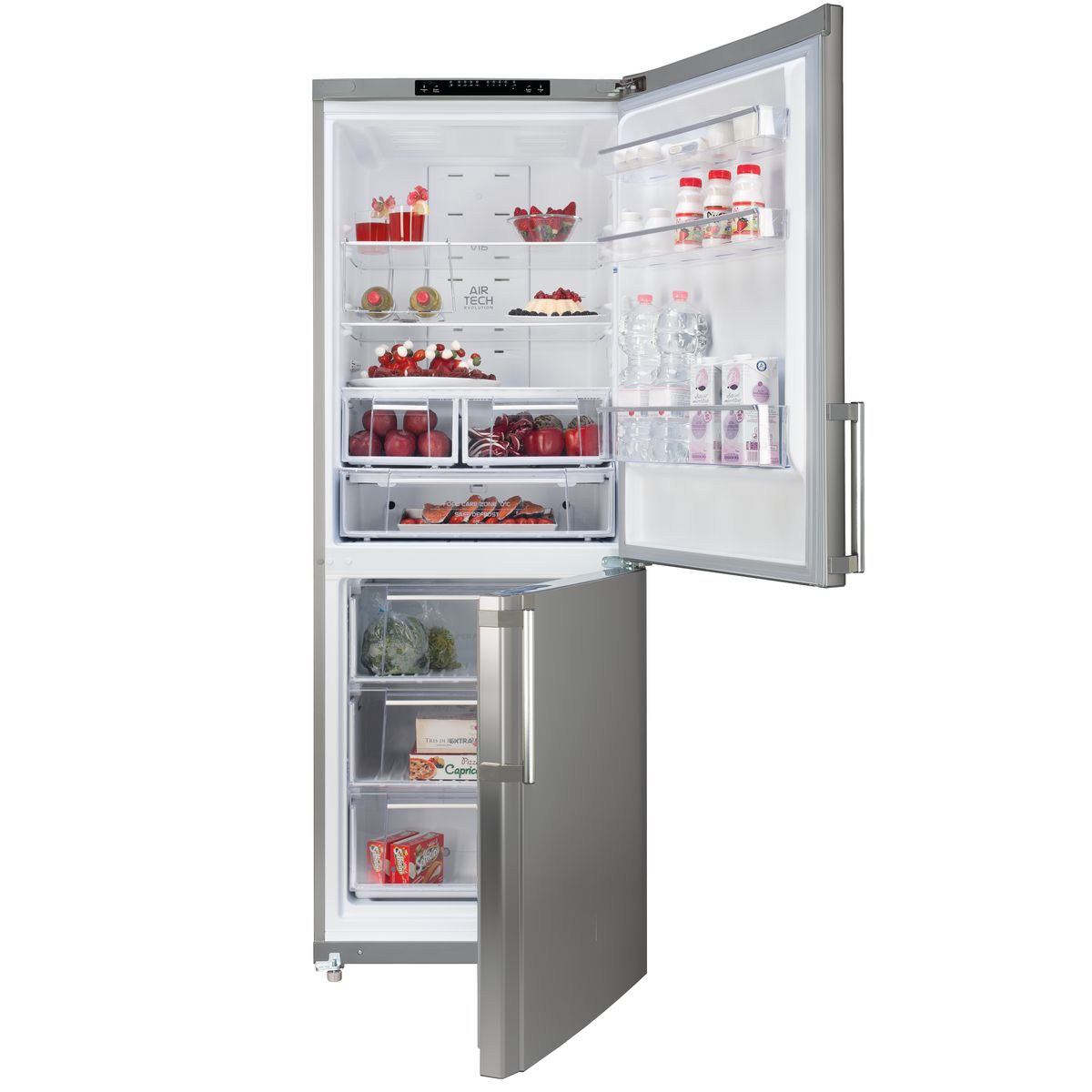 Voir la diapositive 2 : HOTPOINT Réfrigérateur combiné HA70BI31S, 462 L, Froid ventilé No frost