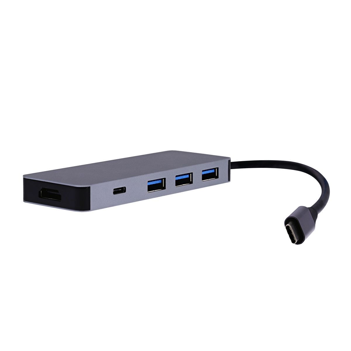 TNB Iclick HUB USBC 6 en 1 - Aluminium
