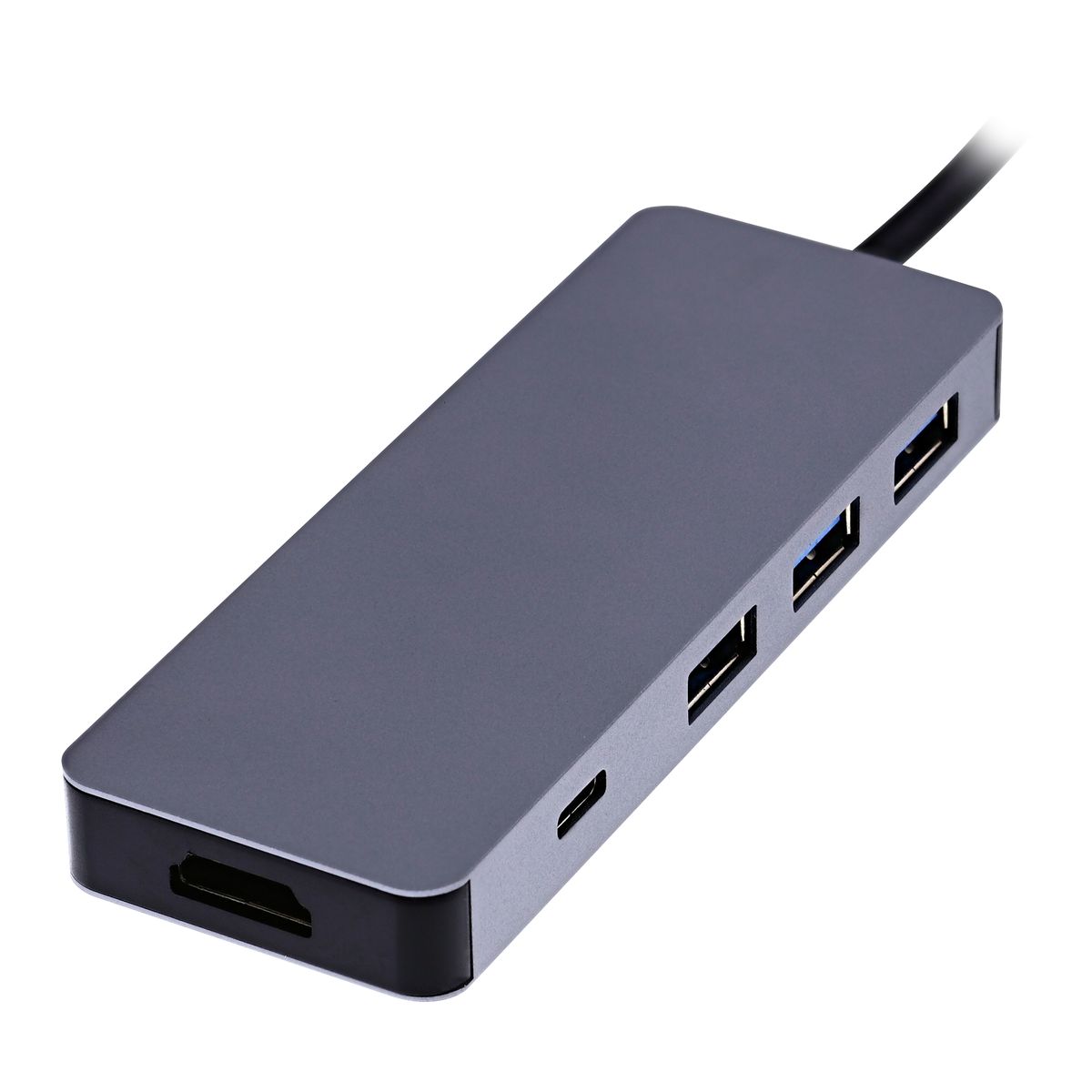 Voir la diapositive 3 : TNB Iclick HUB USBC 6 en 1 - Aluminium
