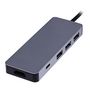 Voir la diapositive 3 : TNB Iclick HUB USBC 6 en 1 - Aluminium
