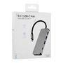 Voir la diapositive 9 : TNB Iclick HUB USBC 6 en 1 - Aluminium