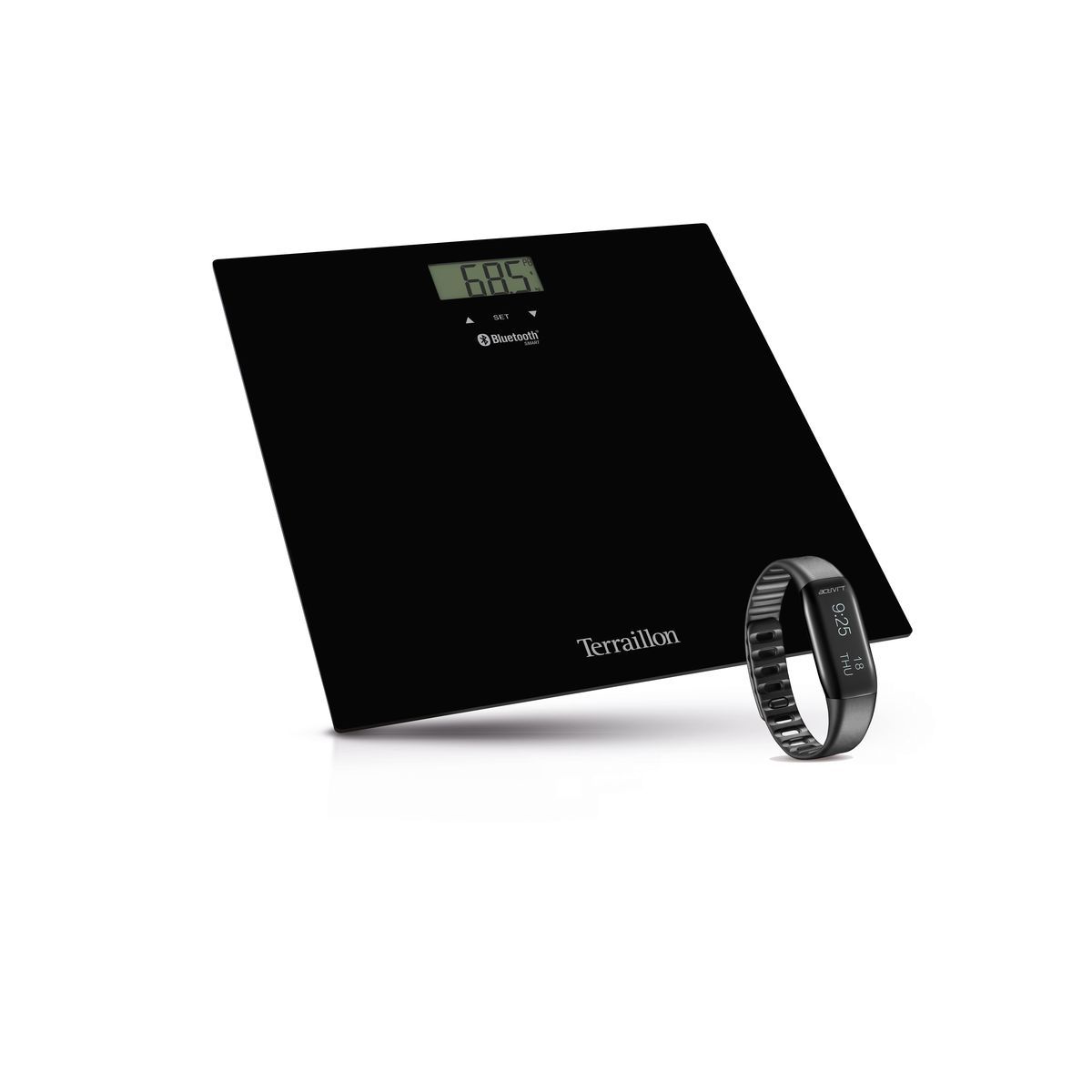 TERRAILLON Pèse personne connectée WEBCOACH - Noir