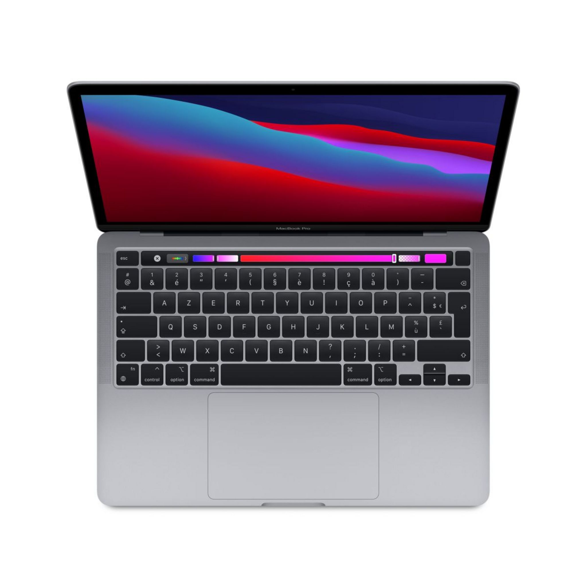 Voir la diapositive 2 : APPLE MacBook Pro (2020) 13 pouces - M1 - 256 Go SSD - 8 Go RAM - Gris Sidéral