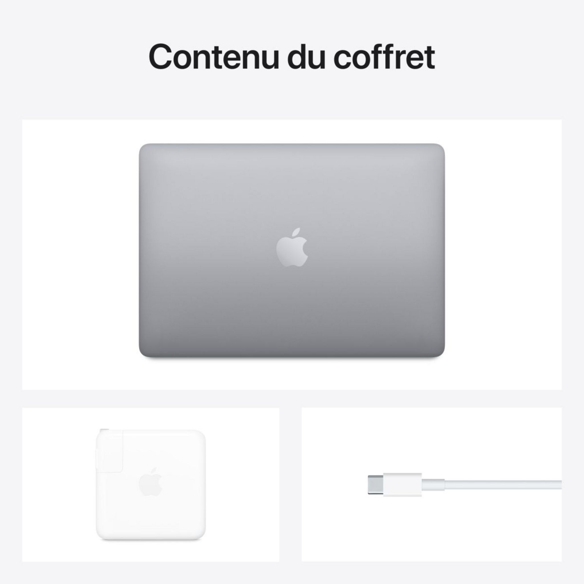 Voir la diapositive 6 : APPLE MacBook Pro (2020) 13 pouces - M1 - 256 Go SSD - 8 Go RAM - Gris Sidéral