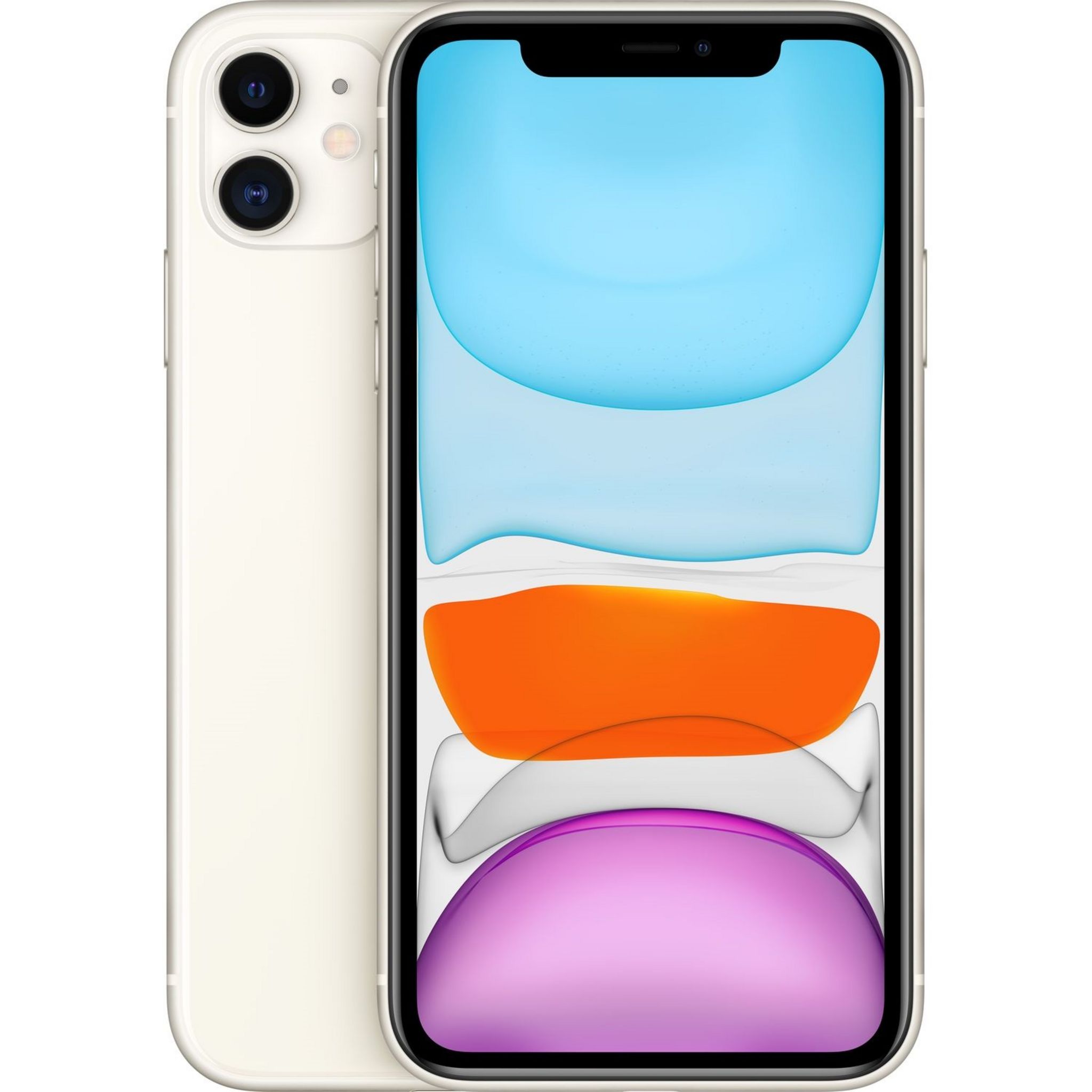 APPLE iPhone 11  256 Go 6.1 pouces 4G Blanc NanoSim et eSim