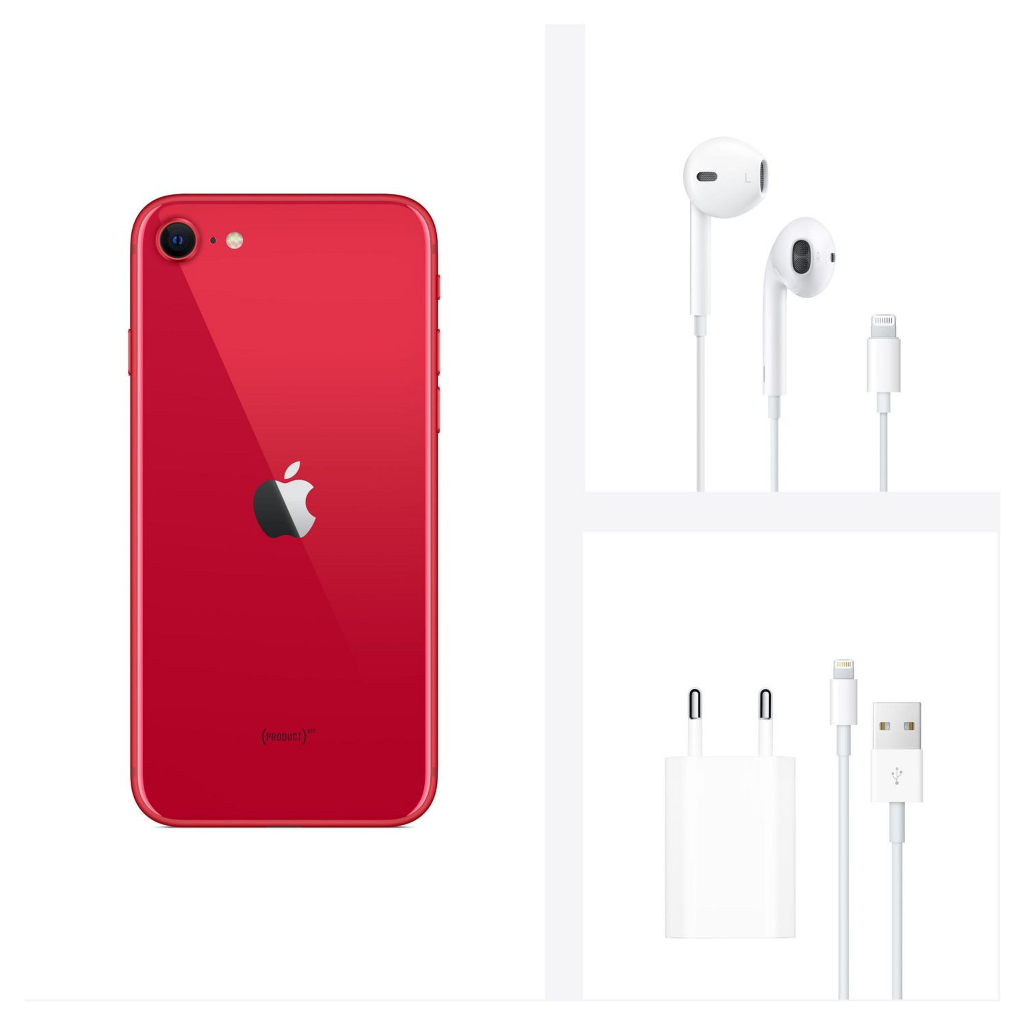 Voir la diapositive 6 : APPLE iPhone SE (PRODUCT)RED 128 Go 4.7 pouces 4G Rouge NanoSim et eSim