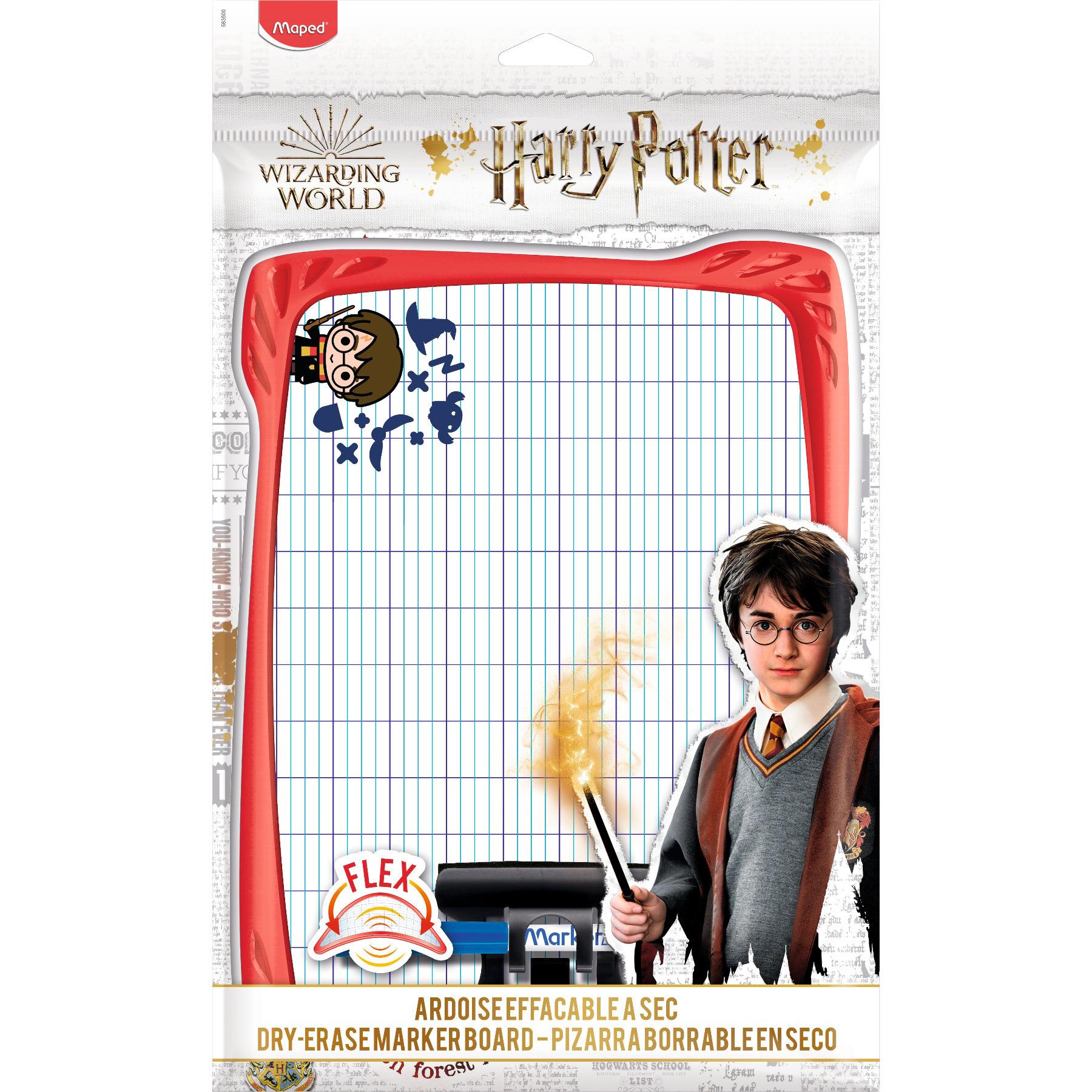 MAPED Ardoise blanche plastique+Accessoire Harry Potter