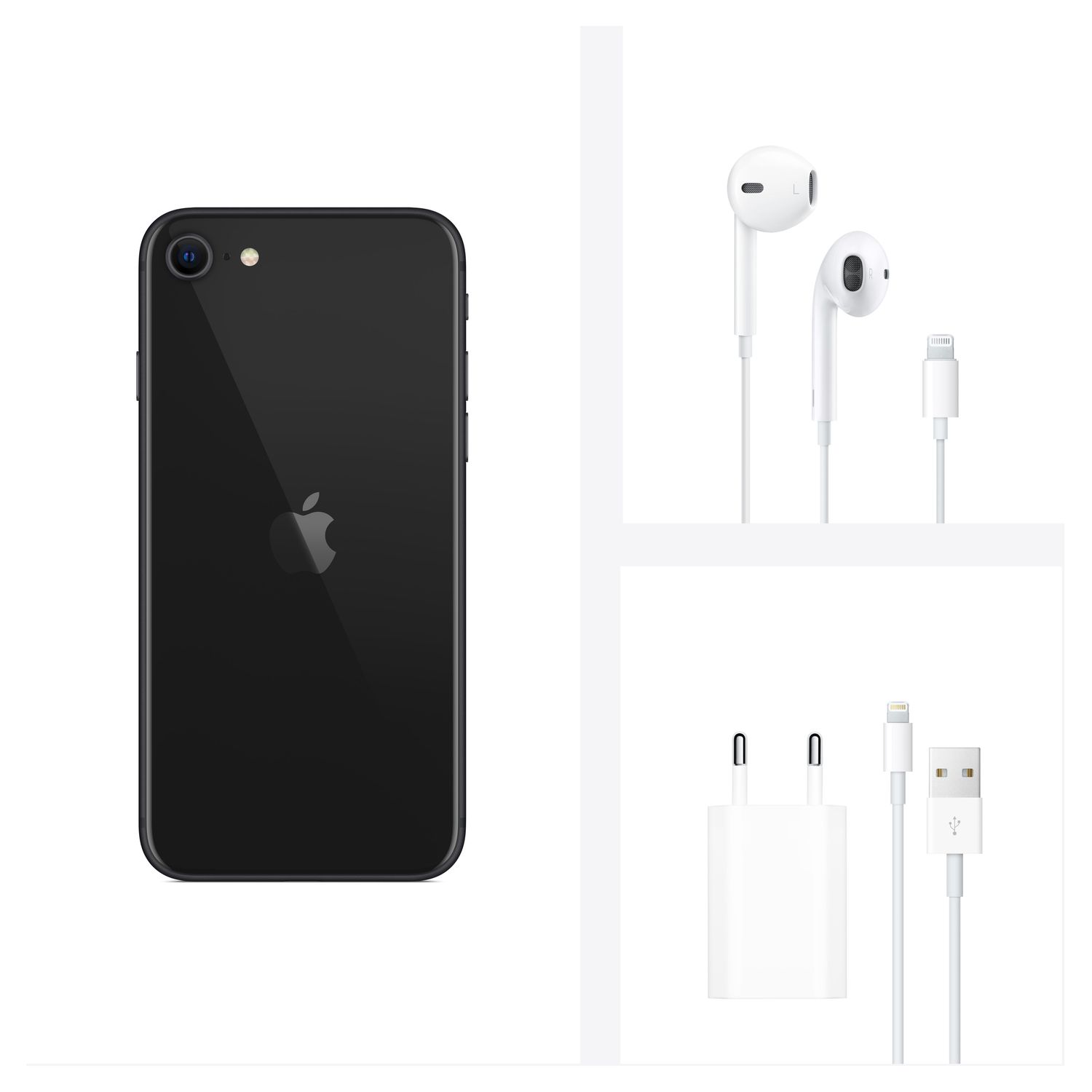 Voir la diapositive 6 : APPLE iPhone SE 256 Go 4.7 pouces 4G Noir NanoSim et eSim