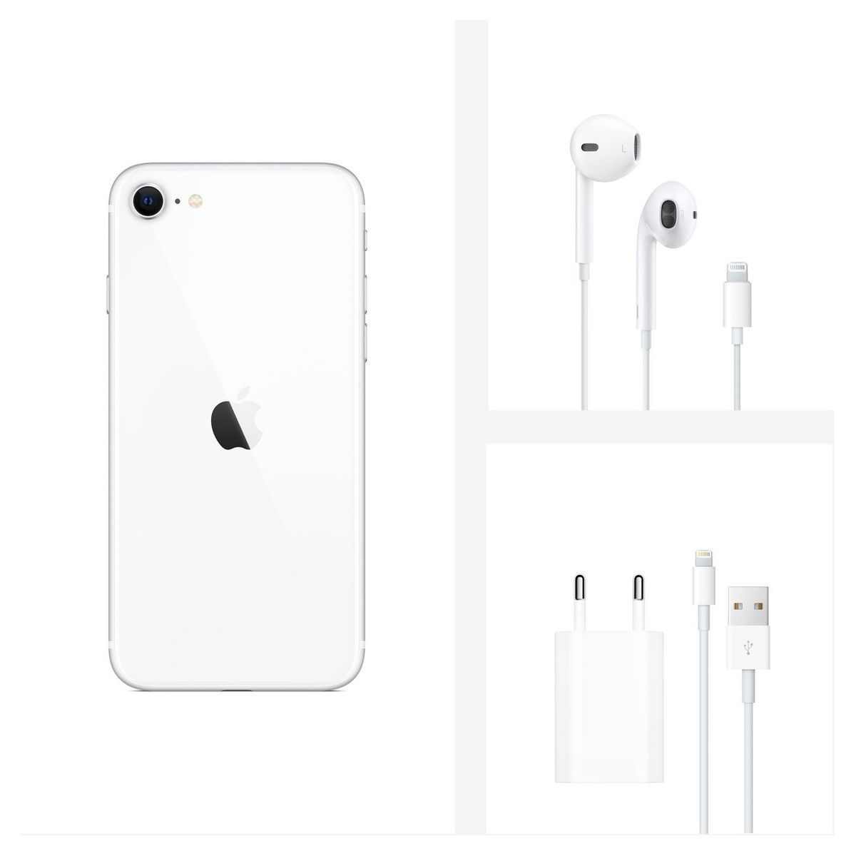 APPLE iPhone SE 256 Go 4.7 pouces 4G Blanc NanoSim et eSim