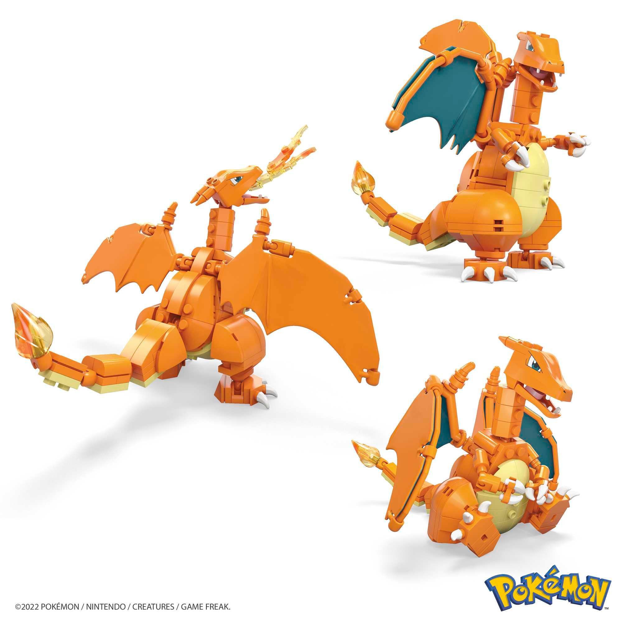 Voir la diapositive 5 : MATTEL Pokemon Dracaufeu à construire MEGA