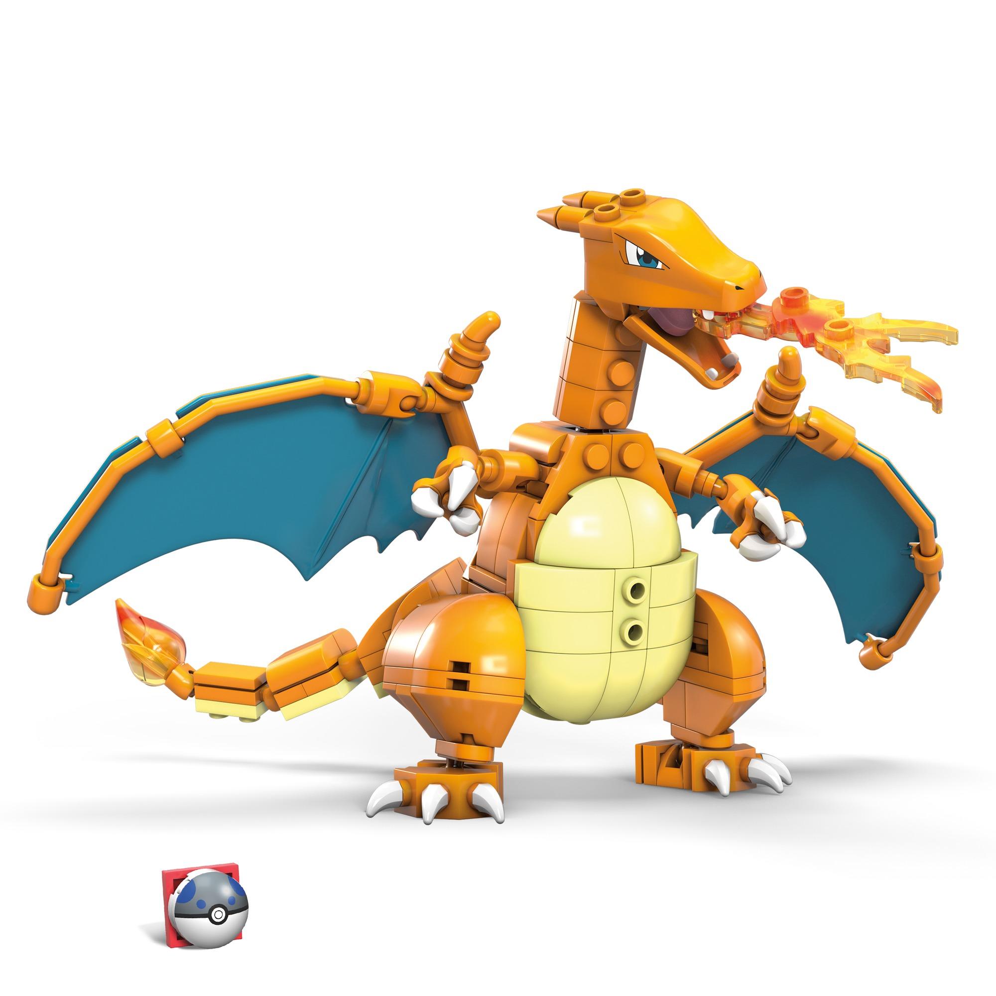 Voir la diapositive 6 : MATTEL Pokemon Dracaufeu à construire MEGA
