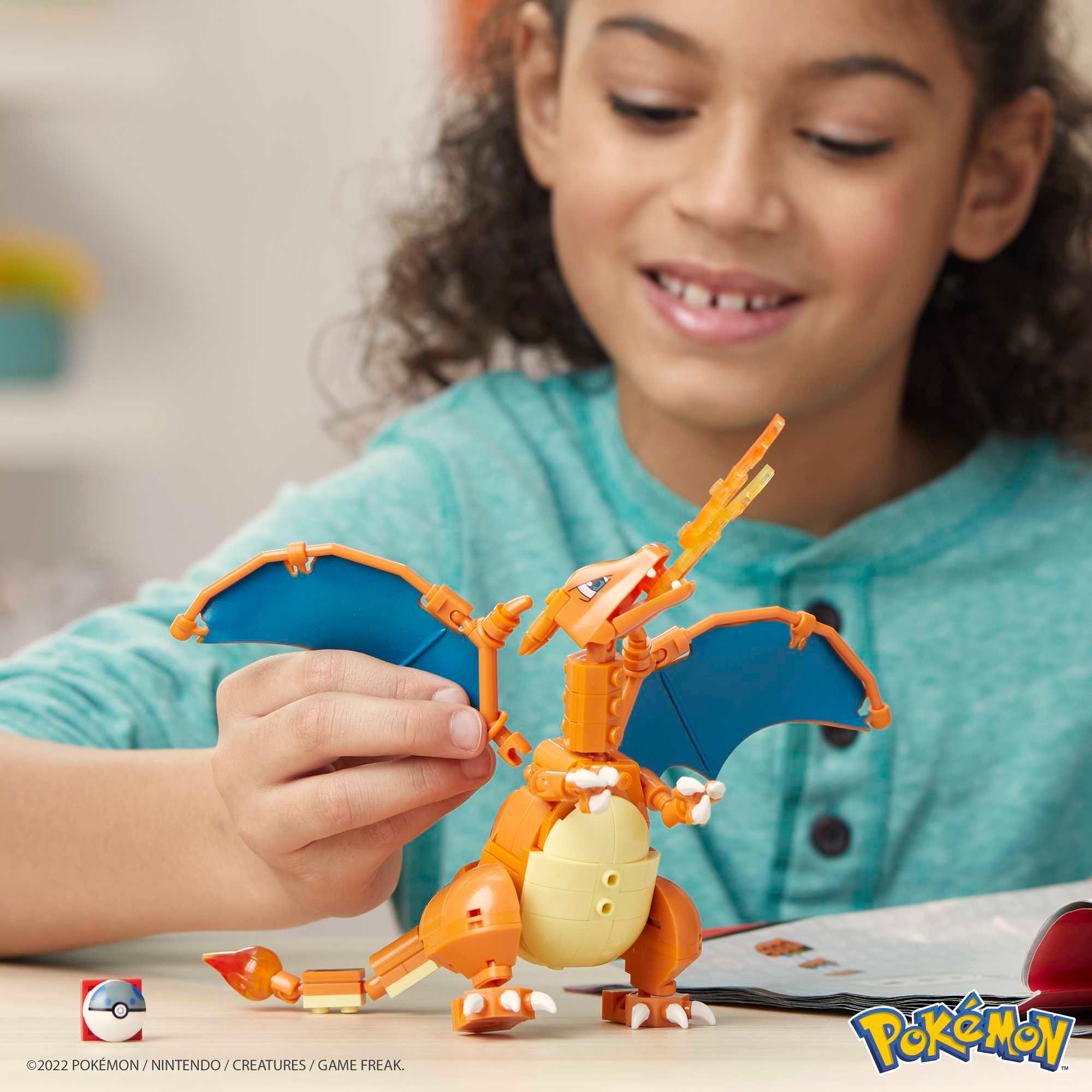 Voir la diapositive 7 : MATTEL Pokemon Dracaufeu à construire MEGA