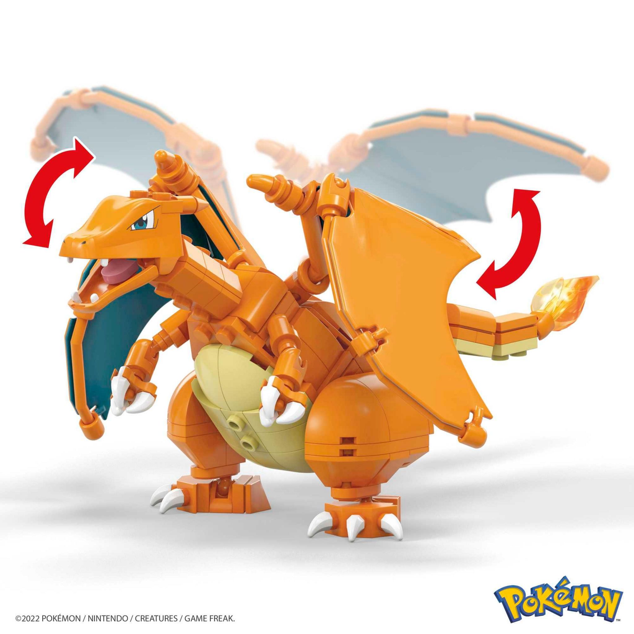 Voir la diapositive 10 : MATTEL Pokemon Dracaufeu à construire MEGA
