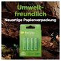 Voir la diapositive 4 : GP Blister 4 piles rechargeables ReCyko+ AA 1300MAH - Vert