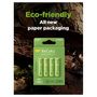 Voir la diapositive 3 : GP Blister 4 piles rechargeables Recyko+ AA 2600MAH 201210 - Vert