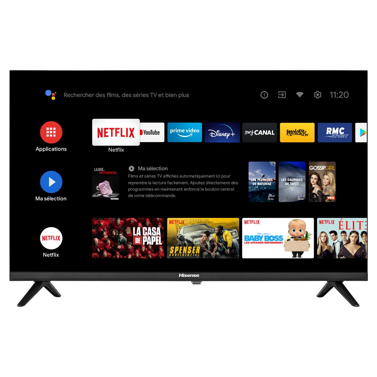 Voir la diapositive 5 : HISENSE 40A5700FA TV LED FULL HD 100 cm Android TV