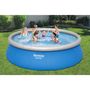 Voir la diapositive 2 : BESTWAY Piscine autoportée ronde 457x122cm
