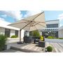 Voir la diapositive 2 : DCB GARDEN Parasol déporté - Aluminium - Gris - 4x3m