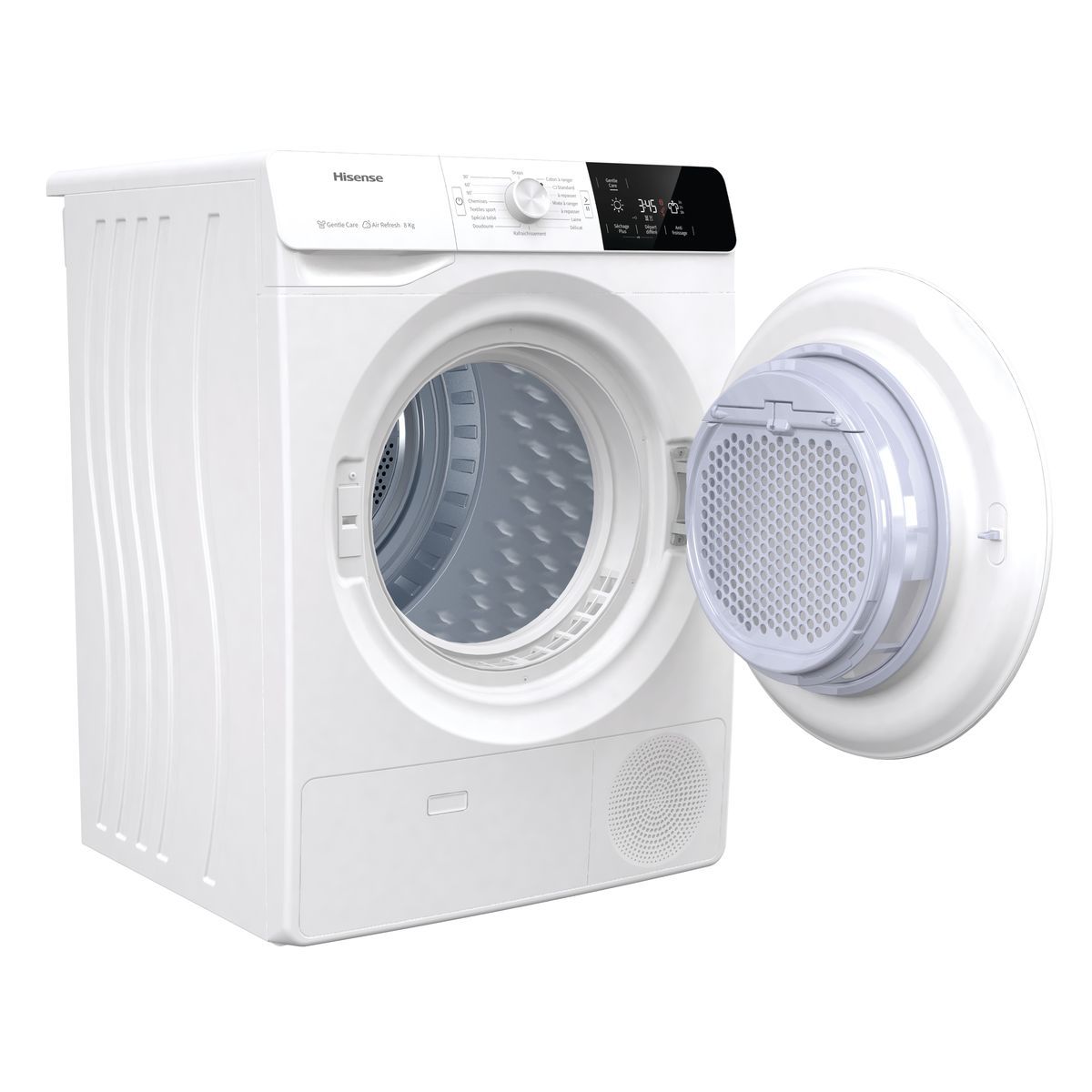 HISENSE Sèche linge porte pleine DCGE801, 8 kg, Condensation, B