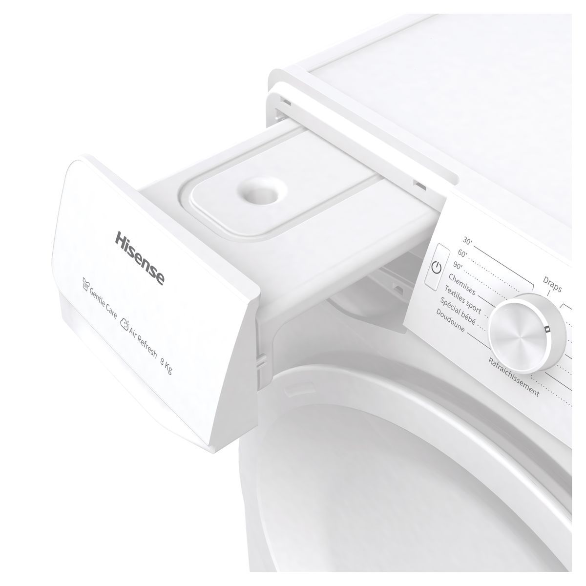 HISENSE Sèche linge porte pleine DCGE801, 8 kg, Condensation, B