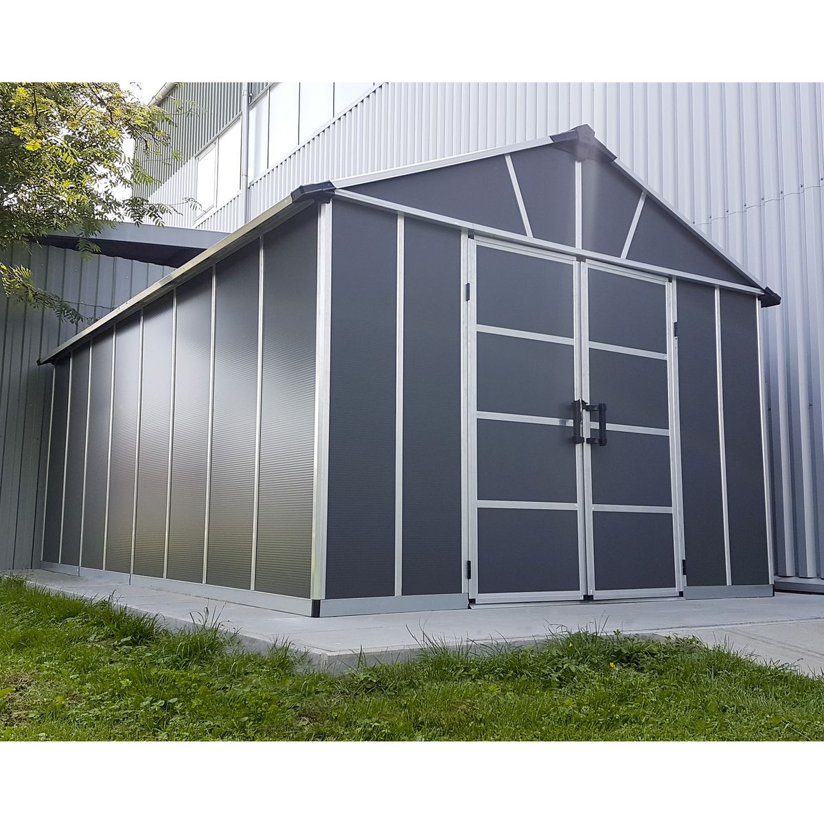 CANOPIA BY PALRAM Abri de jardin polycarbonate - Avec plancher - 15,1m² - YUKON