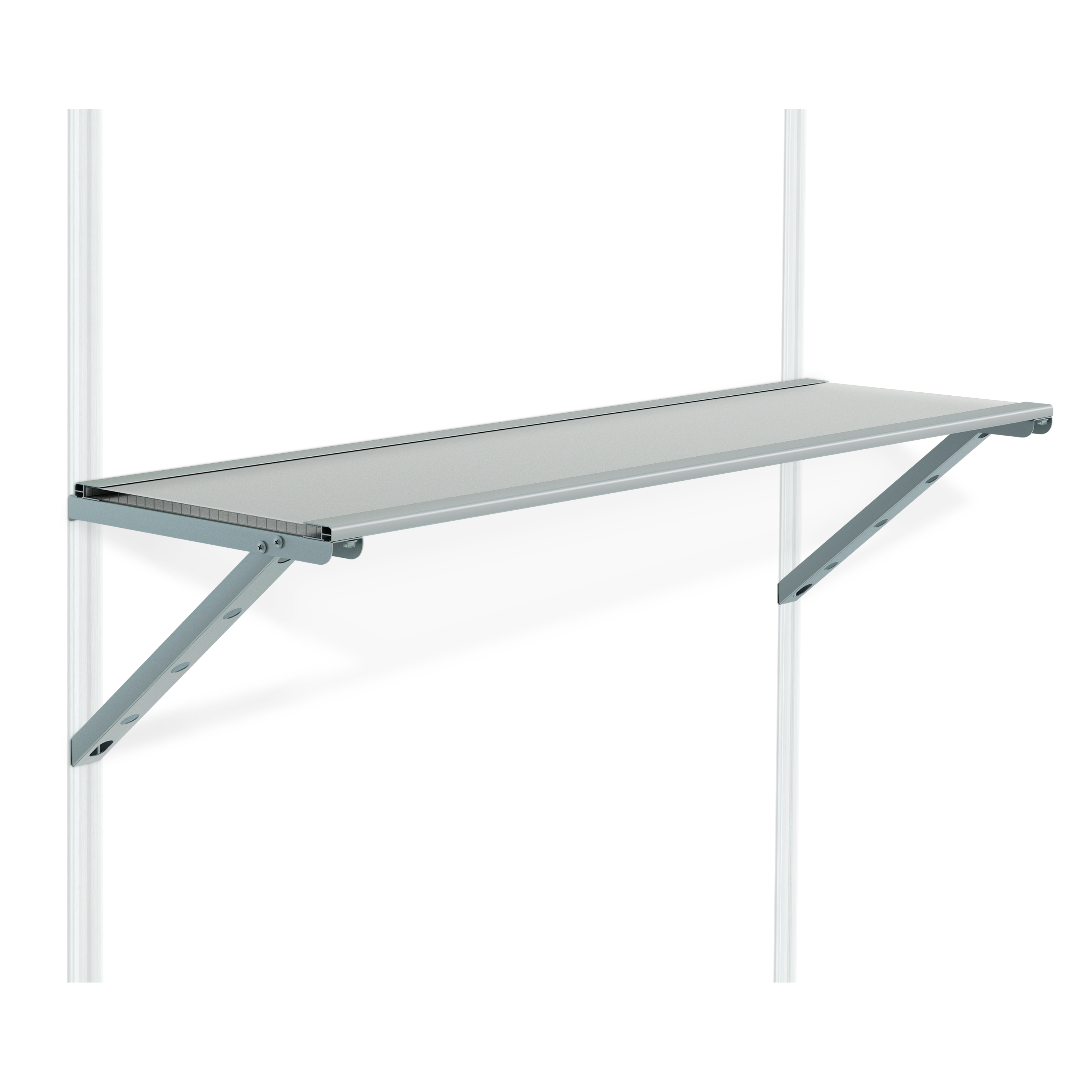 Voir la diapositive 6 : CANOPIA BY PALRAM Kit de 4 étagères en polycarbonate 104 x 34 cm pour abris YUKON