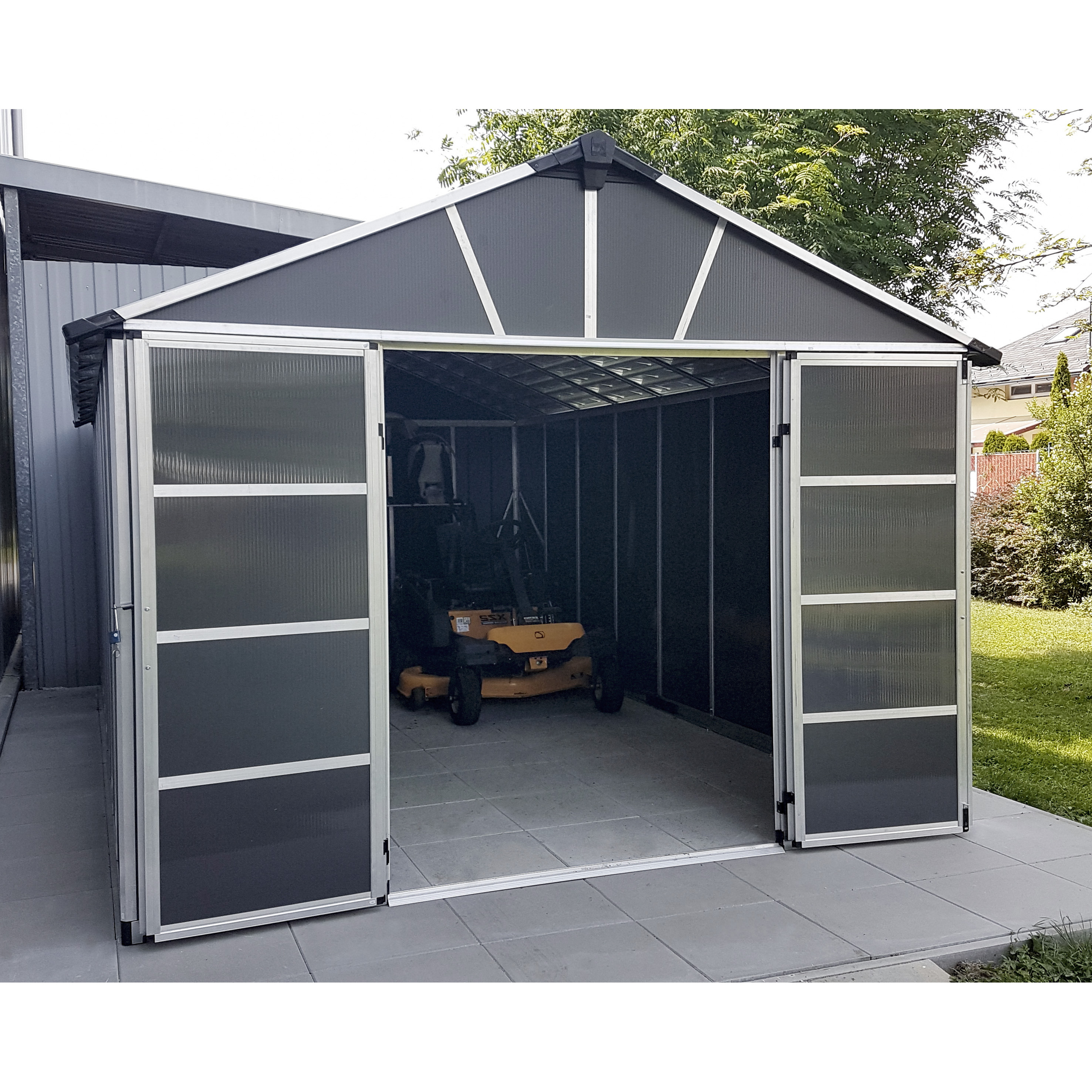 Voir la diapositive 3 : CANOPIA BY PALRAM Abri de jardin polycarbonate - 15,1m² - YUKON
