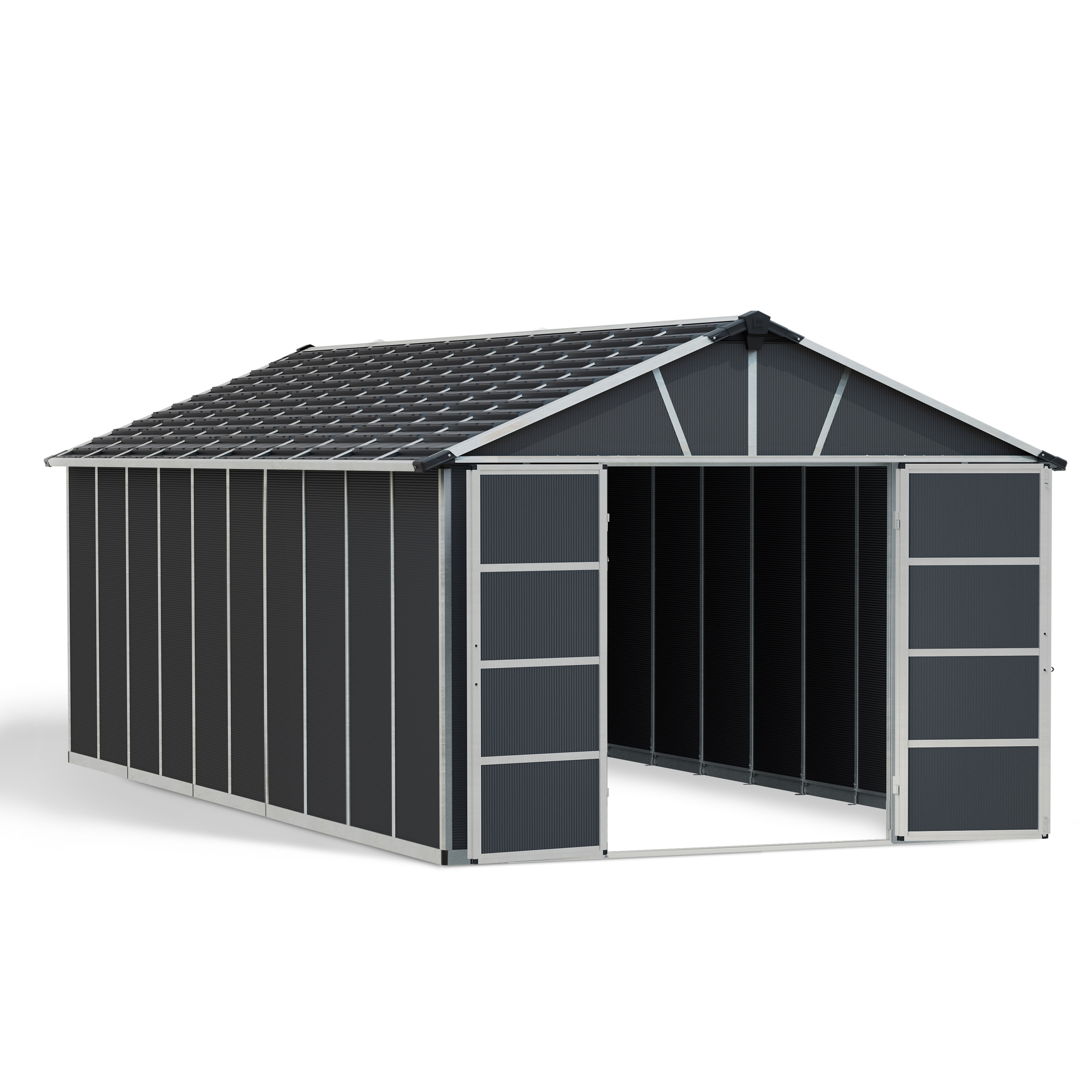 Voir la diapositive 9 : CANOPIA BY PALRAM Abri de jardin polycarbonate - 18,8m² - YUKON