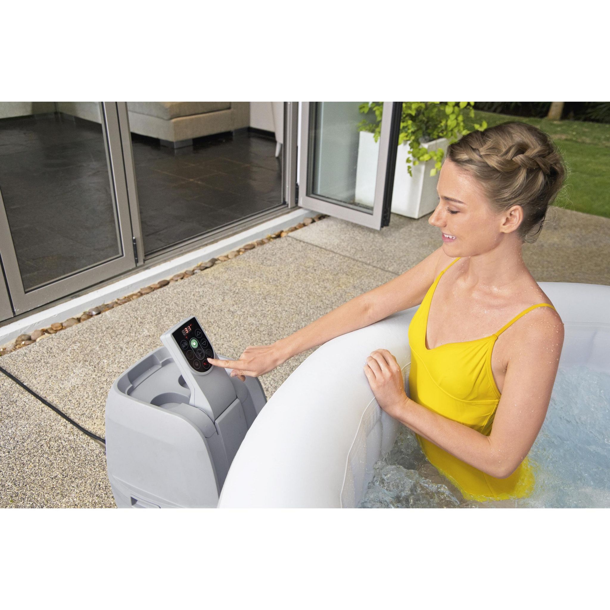 Voir la diapositive 15 : BESTWAY Spa gonflable Lay-Z-Spa Airjet™ 2 Tahiti - 4 places