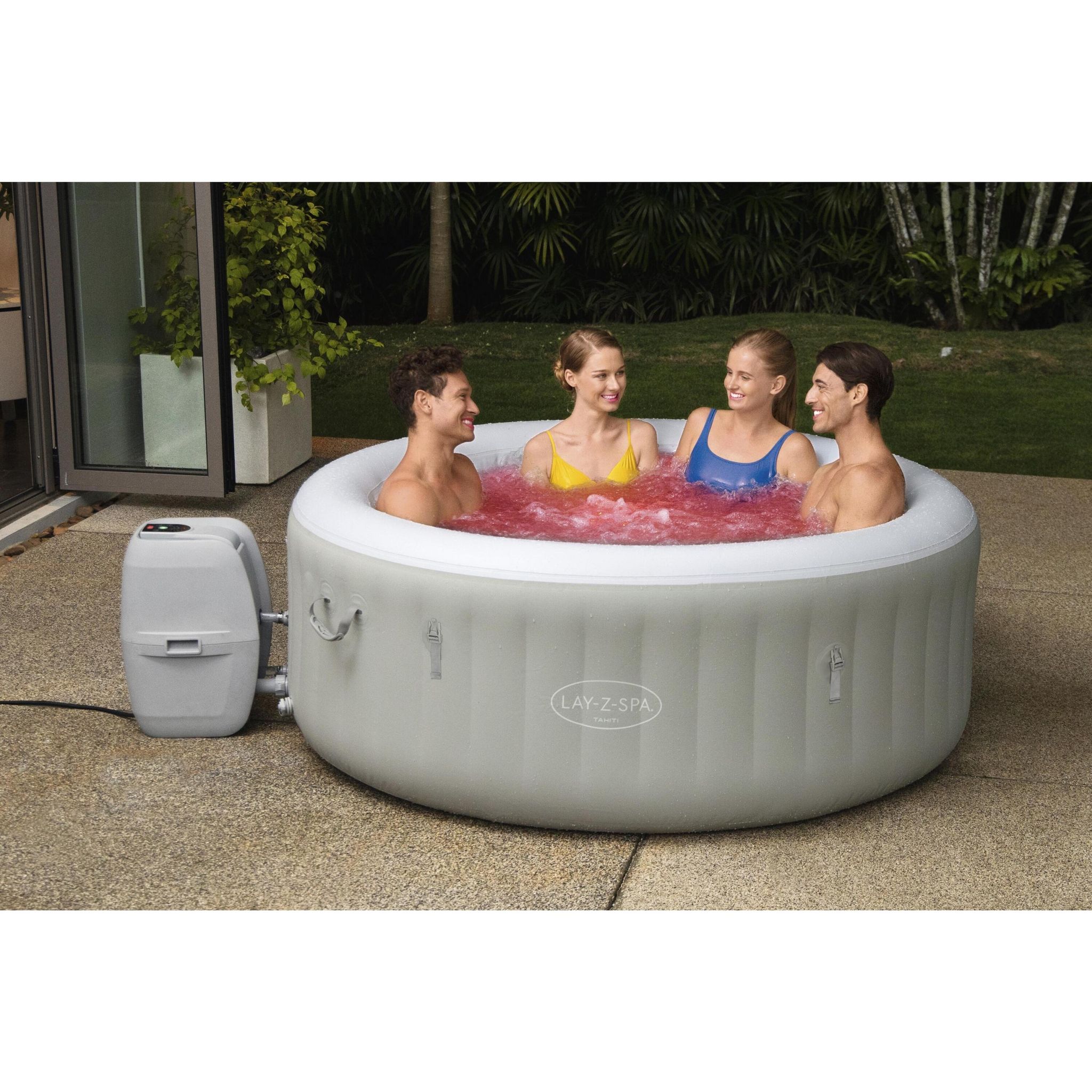 Voir la diapositive 5 : BESTWAY Spa gonflable Lay-Z-Spa Airjet™ 2 Tahiti - 4 places