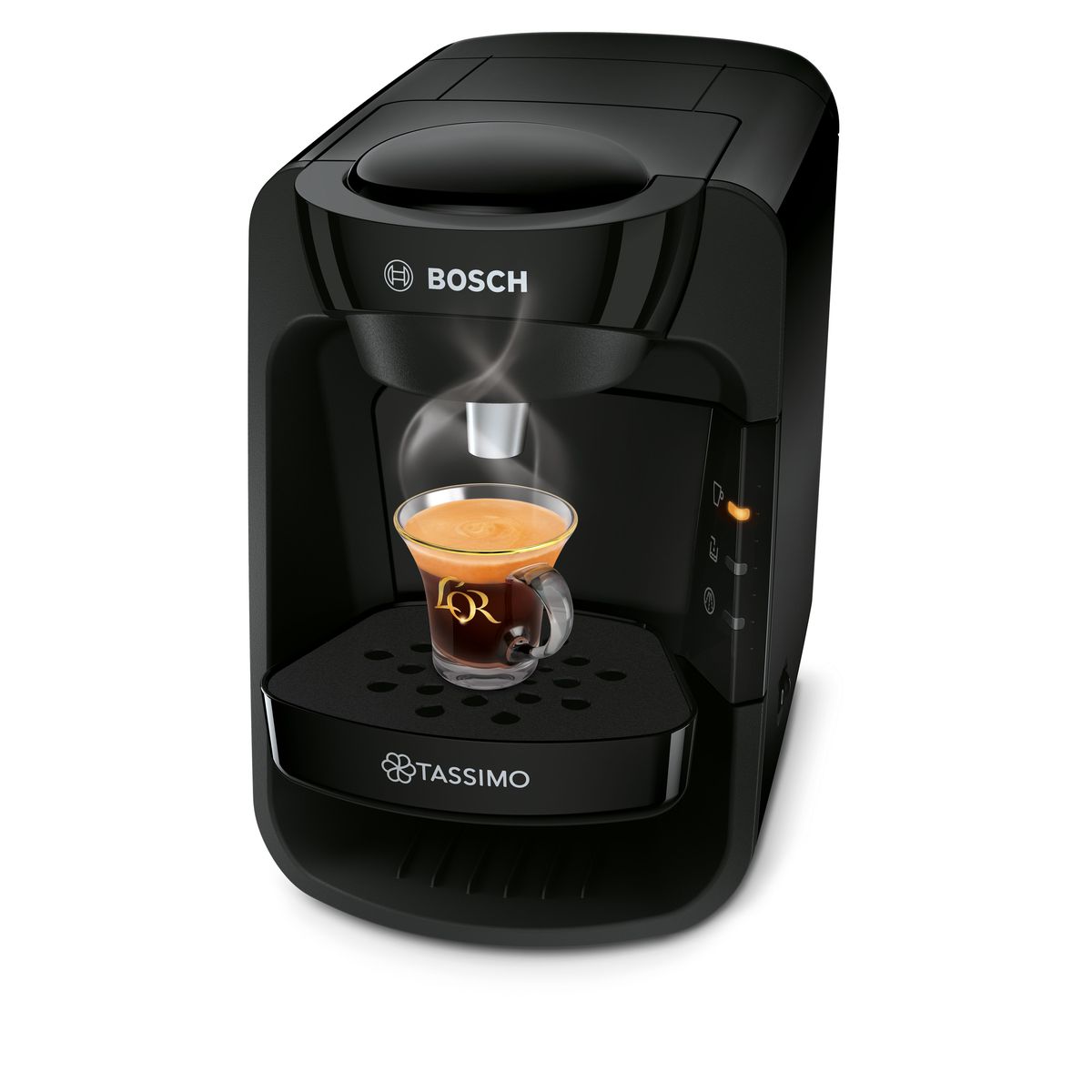 Voir la diapositive 3 : BOSCH Cafetière à dosette Tassimo TAS3102 - Noir