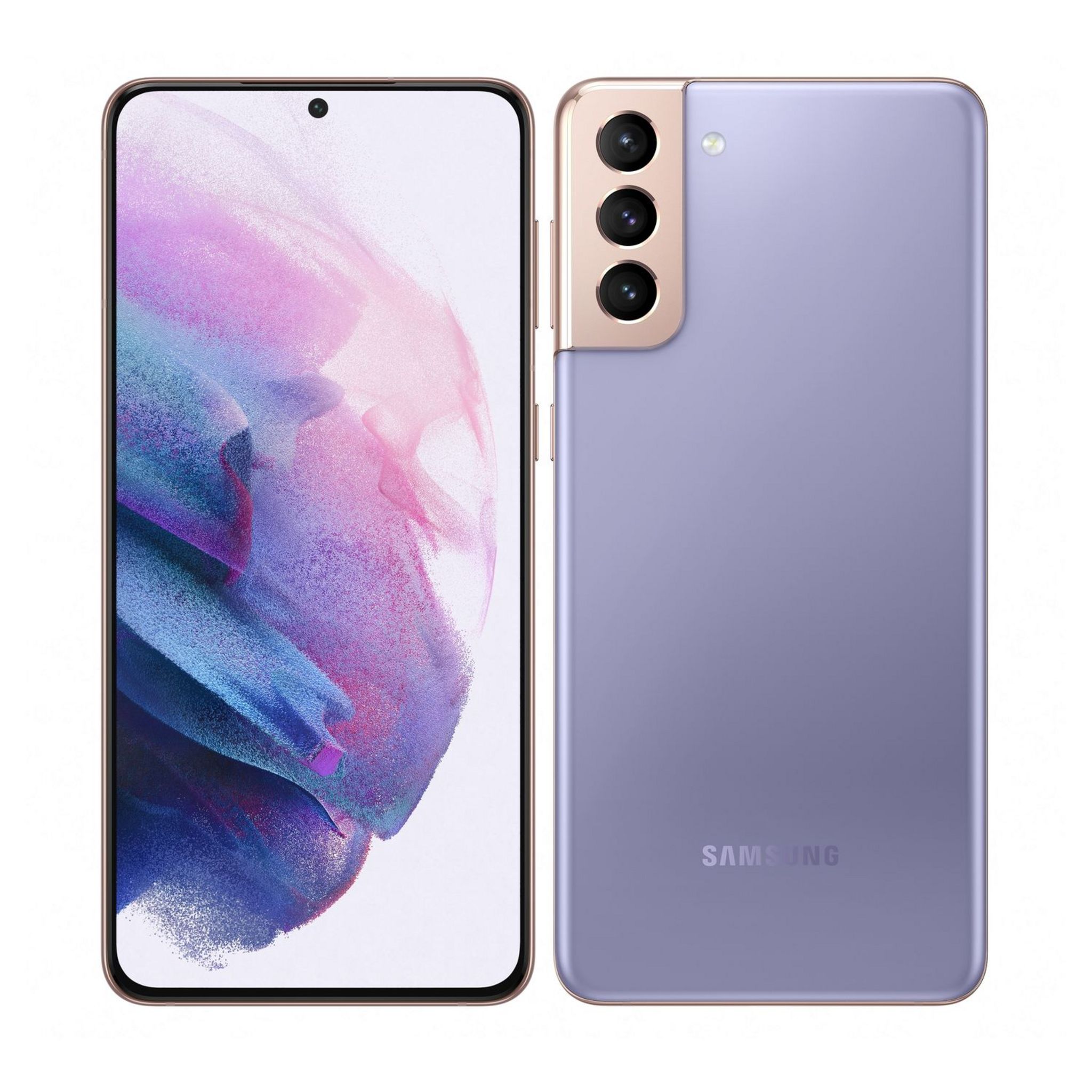 Voir la diapositive 1 : SAMSUNG Smartphone Galaxy S21+  5G  128 Go  6.7 pouces  Violet  Double port Sim + e-sim