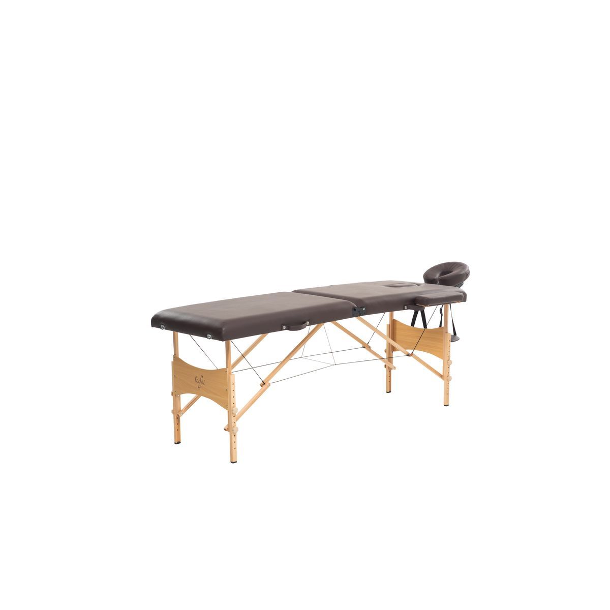 YOGHI Table de massage pliante TDM102 - Marron
