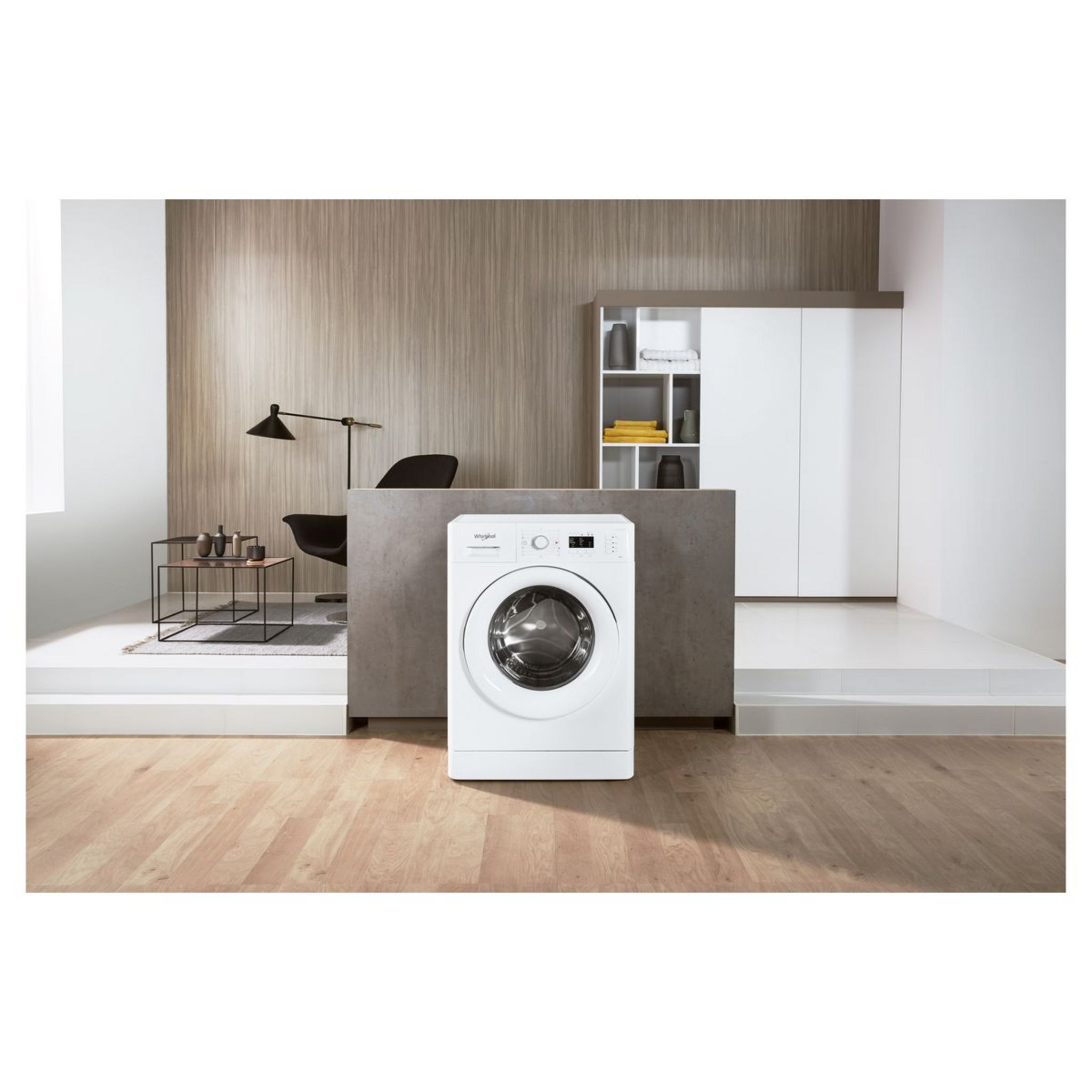 Voir la diapositive 2 : WHIRLPOOL Lave linge hublot FWL71452WFR, 7 kg, 1400 T/min