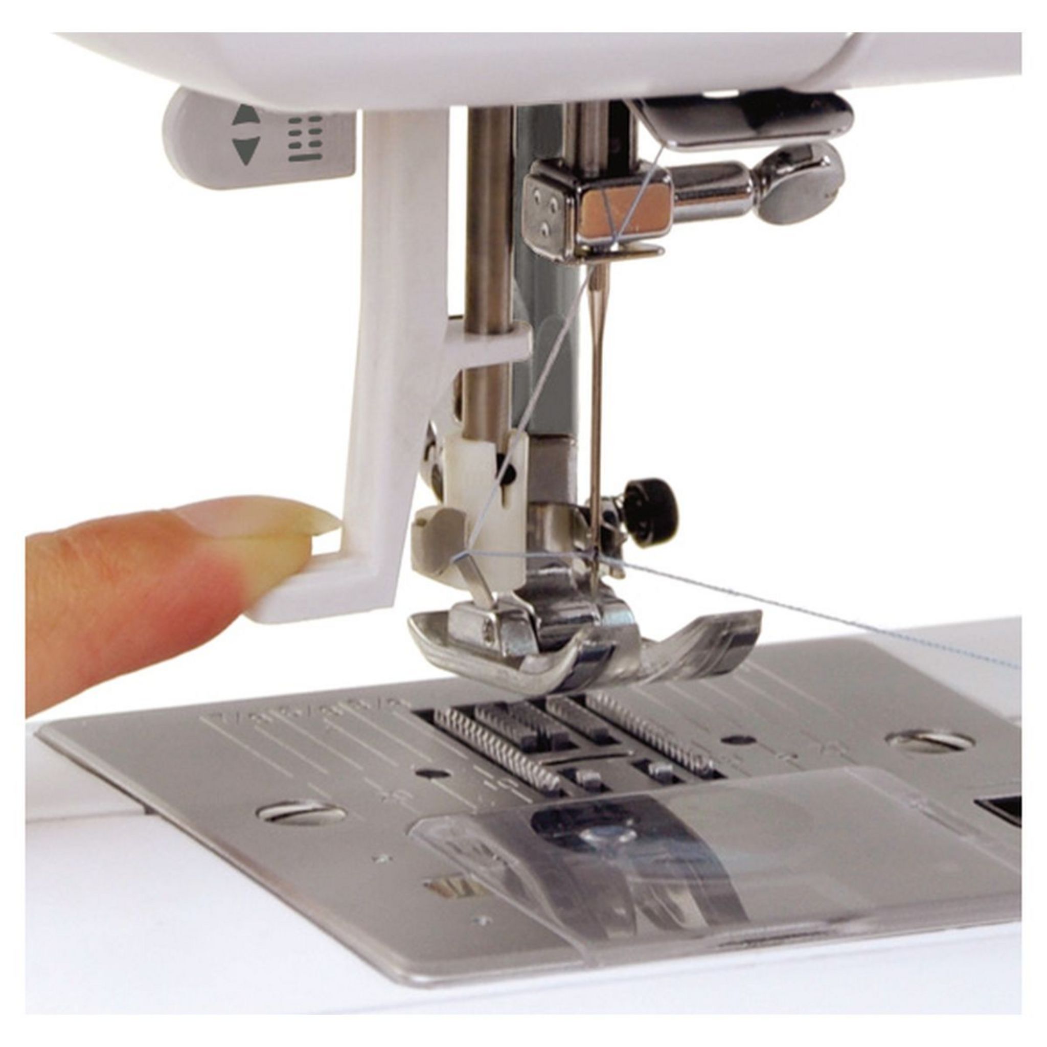 Voir la diapositive 5 : CARINA Machine à coudre SAPHIRA - Blanc