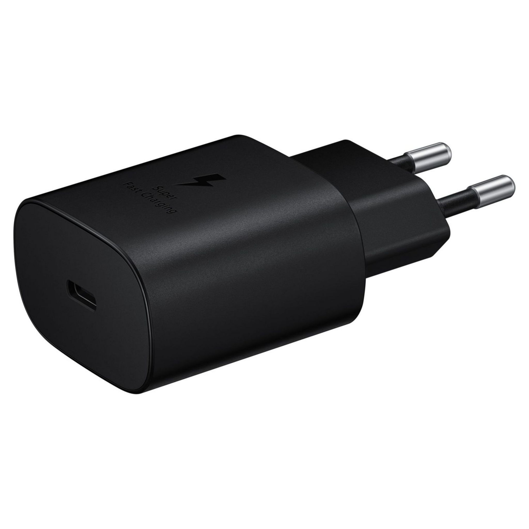 Voir la diapositive 4 : SAMSUNG Chargeur secteur 25W + câble USB Type-C - Noir