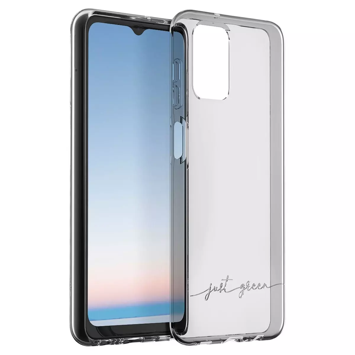 JUST GREEN Coque recyclable pour Samsung Galaxy A12 - Transparent