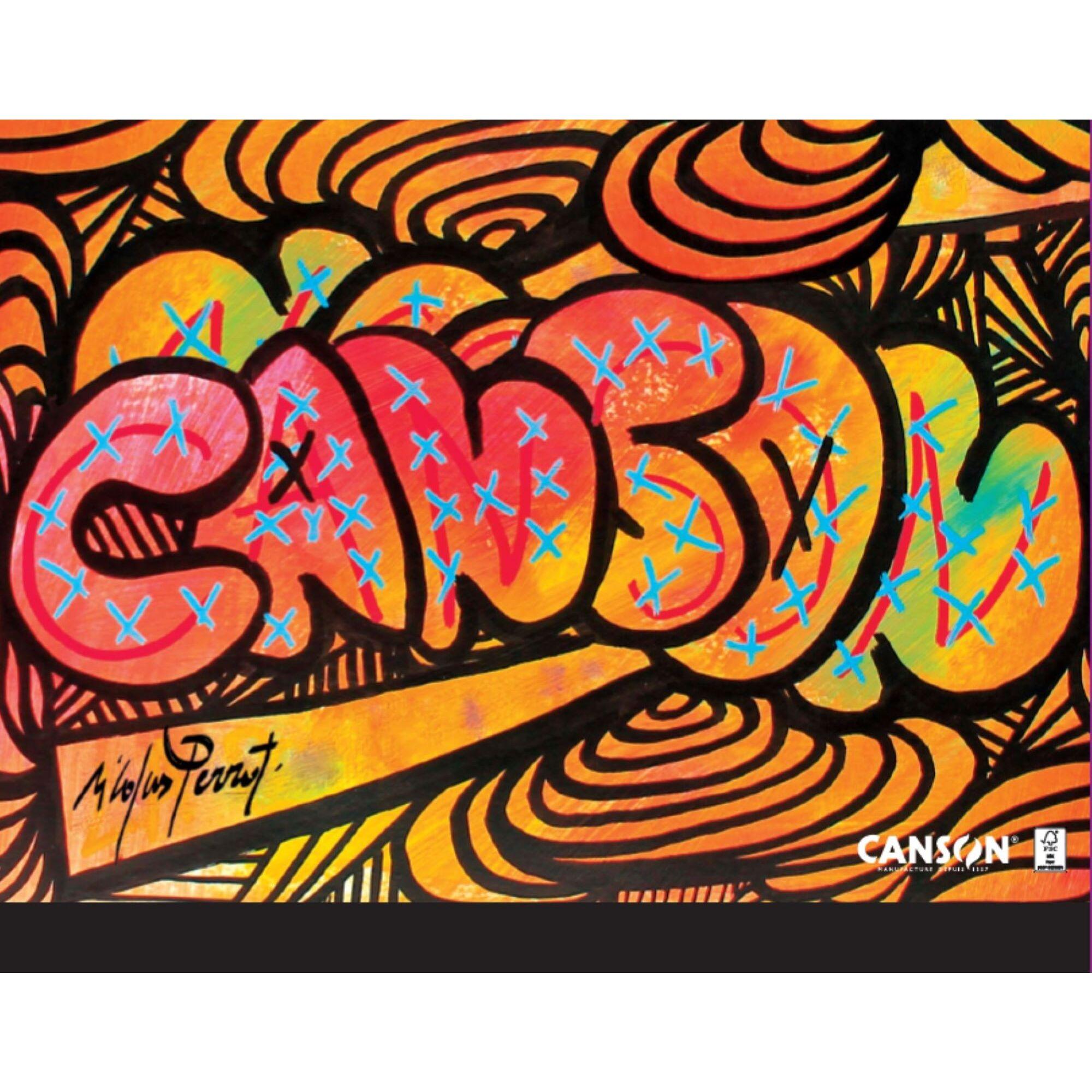 CANSON Carton Dessin Studio 32x45cm 3 Décors Édition Artiste