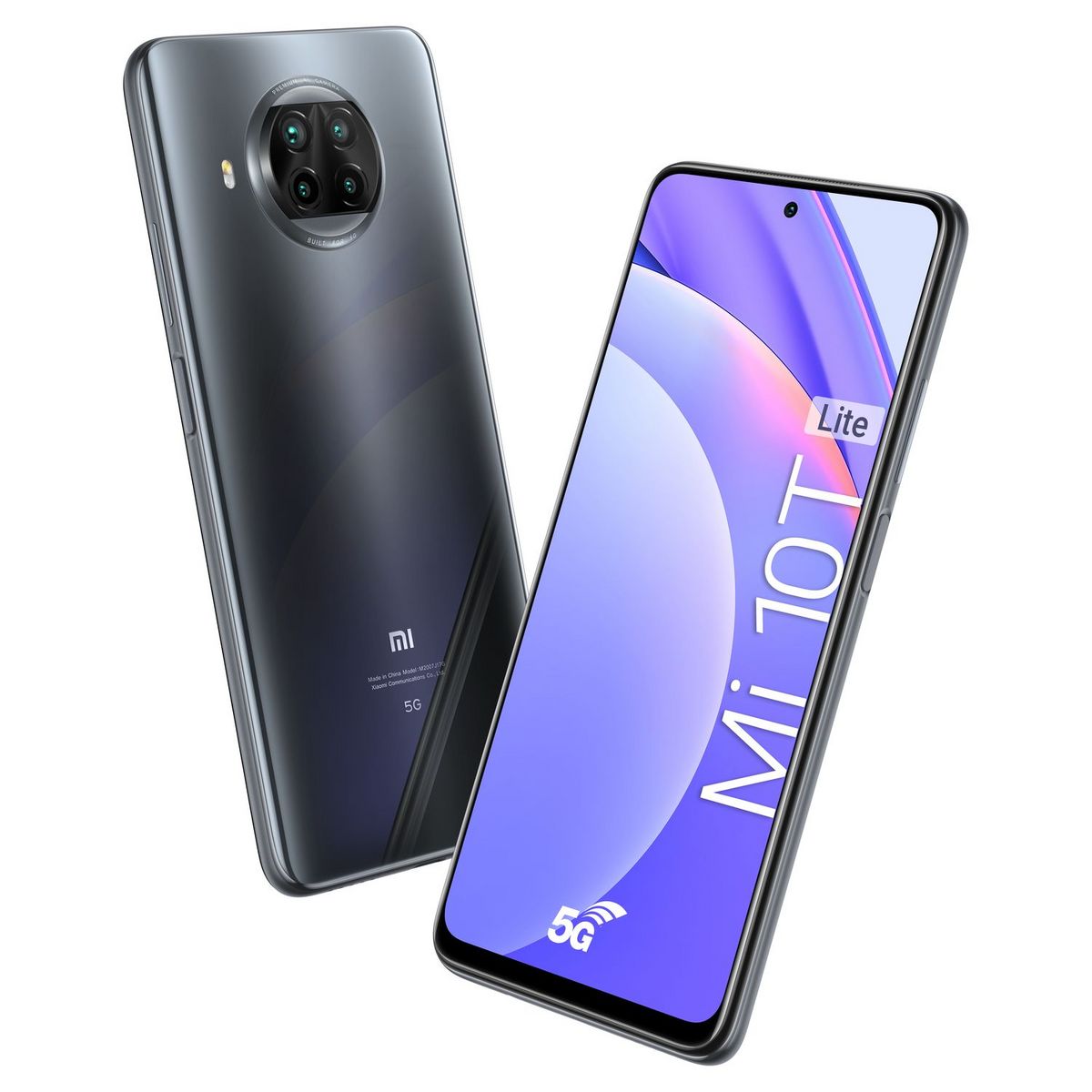 XIAOMI Smartphone Mi 10T Lite 5G  64 Go  6.67 pouces Gris Double Sim