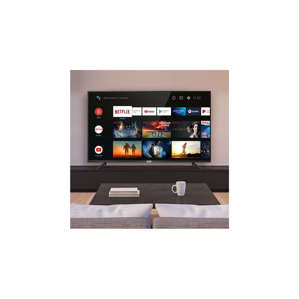 Voir la diapositive 6 : TCL 55P615 TV LED 4K ULTRA HD 139 cm Android TV