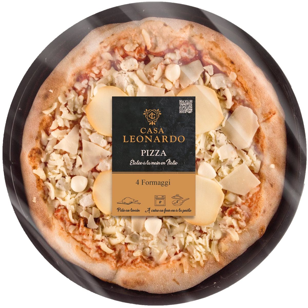 CASA LEONARDO Pizza 4 fromages  510g