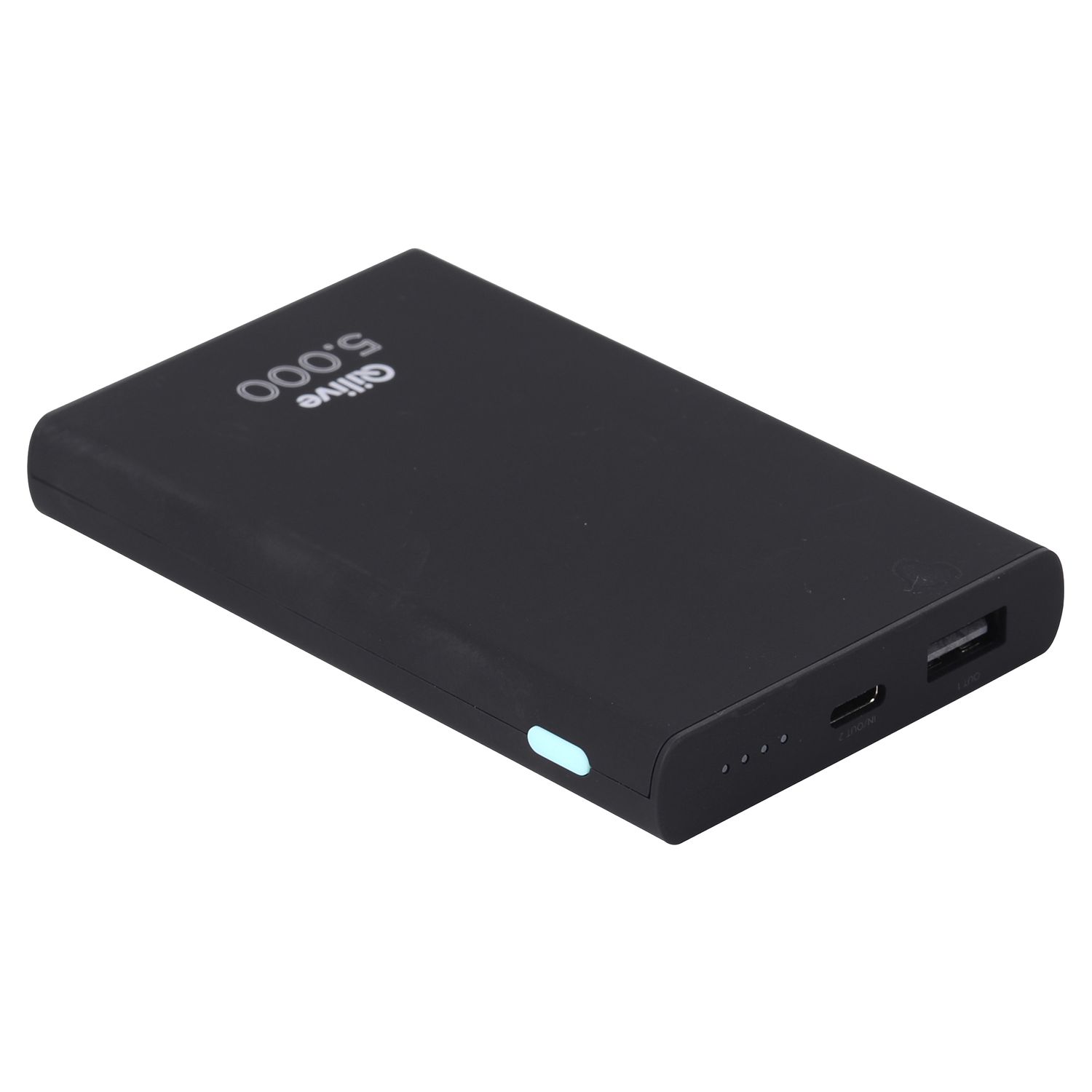 Voir la diapositive 2 : QILIVE Batterie de secours 5000 mAh - Noir