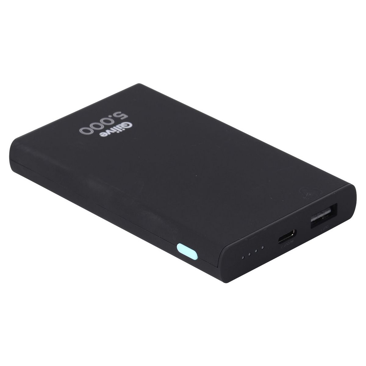 QILIVE Batterie de secours 5000 mAh - Noir